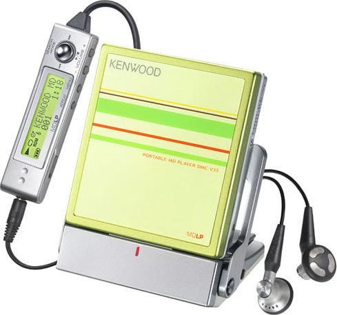 KENWOOD ポータブルMDプレイヤー DMC-V33-Y