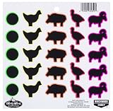 Birchwood Casey Dirty Bird Targets, Animal Pack, 25 Targets/Sheet, 20 Sheets