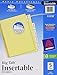 Avery 11110 Clear Insertable Dividers 5 Count