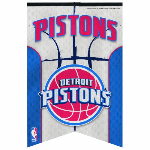 NBA Detroit Pistons Premium Felt Banner (17x26-Inch)