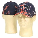 New England Patriots Tie Dyed Red and Blue Fitted Hat -One Size Fits All