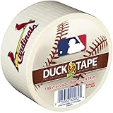 Duck Brand 240737 St. Louis Cardinals MLB Team Logo Duct Tape, 1.88-Inch by 10-Yard, 1-Pack