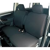 錦産業 メープル シートカバー軽自動車用フリーサイズ前席用２枚セット ブラック MP-9001