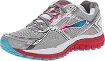 Brooks Women's Ghost 8 Metallic Charcoal/Hyacinth Violet/Virtual Pink Sneaker 5 B (M)
