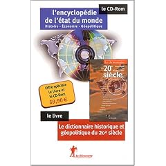 Coffret Dictionnaire historique et g�opolitique du XXe si�cle (+ 1 CD-Rom EDM, 1981-2004)