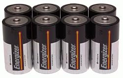 Energizer Max Alkaline, Size C, 8 pack