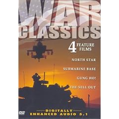 "4 War Feature Films" North Star (1943)   Submarine Base (1943)   Gung Ho! (1943)  ... by 