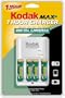 Kodak Max K6000C+4 1 Hour Charger with 4 AA Ni-MH Kodak Max Rechargeable Digital Camera Batteries
