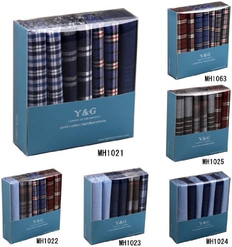 YEC01 Excellent Design 7 Pure Cotton Handkerchiefs Set Wedding Goods By Y&G