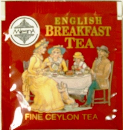 Mlesna Brand English Breakfast Tea Gourmet Individually Wrapped Tea Bags (Pack of 25 Bags) by Mlesna