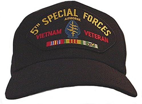 NEW U.S. Army 5th Special Forces Vietnam Veteran Cap w/ Ribbons - Ships in 24 Hours