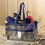 Kensington Show Tote Black Plaid