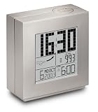Oregon Scientific Phillipe Starck Radio-Controlled Clock with Barometer, Basic Small, Gray