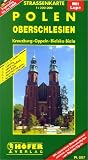  : H&ouml;fer Stra&szlig;enkarten, Polen, Oberschlesien: Kreuzburg - Oppeln - Bielsko-Biala. (PL 007)