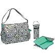 Kalencom Calypso Buckle Diaper Bag - Black/White