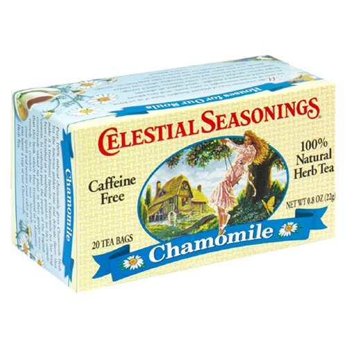 Celestial Seasonings Chamomile Herb Tea, Tea Bags, 20-Count Boxes (Pack of 6) by Celestial Seasonings
