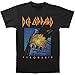 Def Leppard Men's Pyromania Cover T-shirt Black