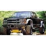 Bushwacker 40003-11 Chevrolet GMC Cut-Out Fender Flare - Front Pair by Bushwacker