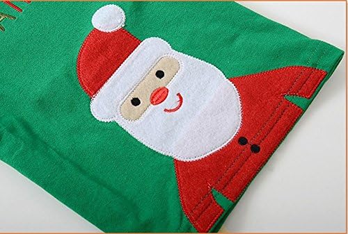 Genshion Kids Boys Girls Popular Christmas Pajamas Set Sleepwear 5T Green