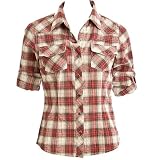 Soul Cal Brushed Checked Shirt - Red - Womens