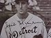 Hank Greenberg Detroit Tigers Autographed 10 X 14 Matted Black & White Photo With A Personally Obtained Autograph Directly From The Player