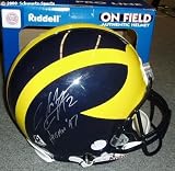 Charles Woodson Signed Michigan Authentic ProLine Riddell Full-Size Helmet w/Heisman'97