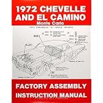 1972 Chevelle and El Camino Monte Carlo Factory Assembly Instruction Manual book cover