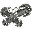 Vintage Asymetrical Butterfly Brooches