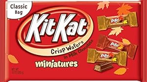 Kit Kat Miniatures, 10-Ounce (Pack of 4)