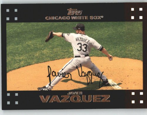 2007 Topps #147 Javier Vazquez - Chicago White Sox (Baseball Cards)