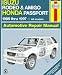 Books : Isuzu Rodeo & Amigo Honda Passport Automotive Repair Manual: 1989-1997 (Haynes Automotive Repair Manual Series)