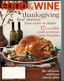 Food and Wine - Thanksgiving Best Menus, November 2007