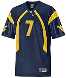 Nike West Virginia Mountaineers Men's #7 Home College Replica Football Jersey