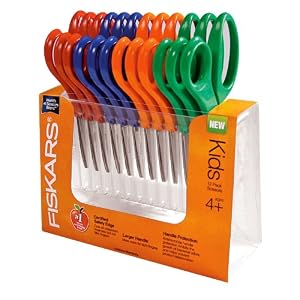 Fiskars-Kids-Scissors-Classpack-Blunt-Tip-12-pack-9501-