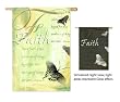 New Flight "Faith" Glow in the Dark Regular Size Silk Reflections Flag