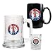 Texas Rangers MLB 15oz Tankard, 15oz Ceramic Mug & 2oz Shot Glass Set - Primary Logo by Great American Products