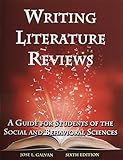 Writing Literature Reviews: A Guide for Students of the Social and Behavioral Sciences