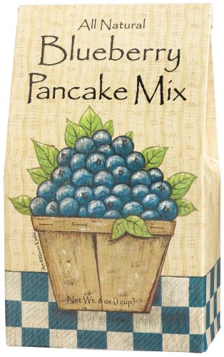 Brown Family Farm All Natural Blueberry Pancake Mix, 8-Ounce Boxs (Pack of 6) by Brown Family Farm