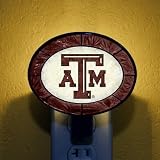 Memory COL-TAM-246 Art-Glass Nightlight-Texas A&M