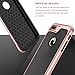 iPhone 7 Plus Case, E LV iPhone 7 Plus - Hybrid [Scratch/Dust Proof] Armor Defender Slim Shock-Absorption Bumper Case for Apple iPhone 7 Plus - [BLACK/ROSE GOLD]