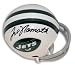 Joe Namath Autographed/Hand Signed New York Jets Throwback Mini Helmet