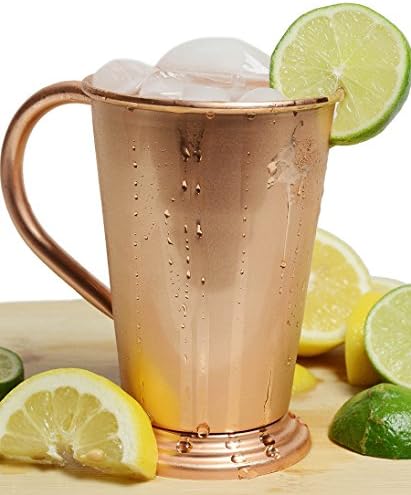 Moscow Mule Copper Mugs/Cups -New Design - NON HAMMERED - Handcrafted -100% Pure Copper - 16 oz - Special Offers for Sets