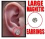 Magnetic C.Z Pair of Earrings (Large) #2