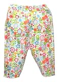 Flower Time Pants by Zutano - Multi-colored - 0-6 Mths