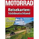 Motorrad-Reisekarte S�ddeutschland 1:300.000