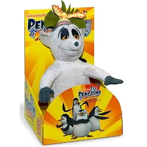 The Penguins of Madagascar 10 inch Plush King Julien Hooga Loo Favorite Characters by 