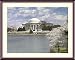 Cherry Trees and the Jerrerson Memorial in Spring Photograph - Beautiful approx. 24"x28" Framed & Matted Photographic Print by Carol M. Highsmith