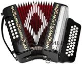 Del Sol Diatonic 31 Button 12 Bass Button Accordion - Black - B003BDPM9C
