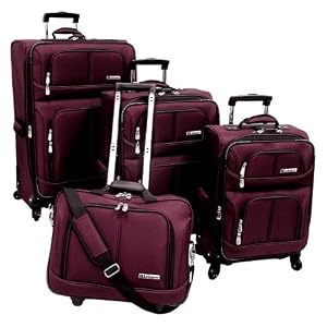 Leisure Lightweight 360 4 Piece Luggage Set