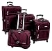 Leisure Lightweight 360 4 Piece Luggage Set, Merlot, One Size
